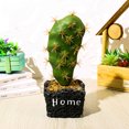thumbnail image 3 of Gwong Decoración hogareña Cactus artificial Suculento Planta Cemento Pot Bonsai Inicio Balcón Decoración de escritorio Gwong 21038106, 3 of 7
