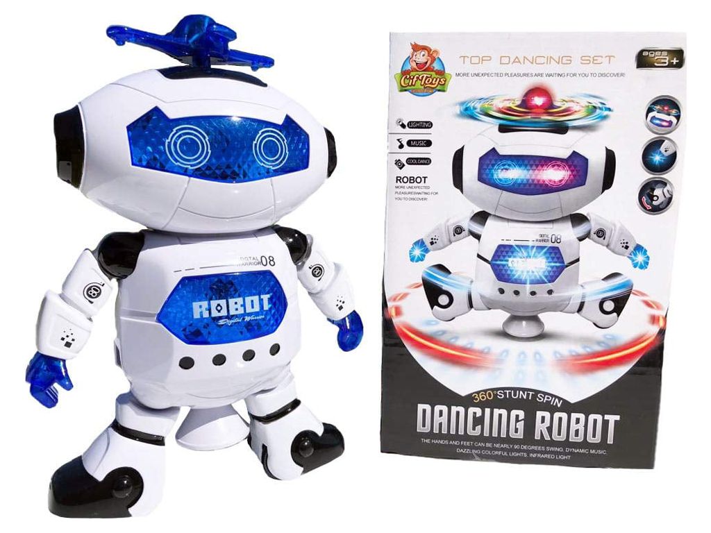 CifToys Electronic Walking Dancing Robot Toy, Toddler Toys for 1 2 3 Year Old Boy Toys Gifts - image 2 of 4