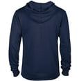 thumbnail image 2 of Casual Garb Fleece Hoodies for Men Heather French Terry Pullover Hoodie Hooded Sweatshirt Navy Medium, 2 of 4