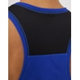 thumbnail image 5 of Hanes Moves Men's Air Mesh Tank Deep Royal/Black S, 5 of 11