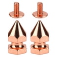 thumbnail image 4 of Puntas De Remache De Metal Tornillo Trasero 100 Juegos Galvanoplastia De Metal Perno De Punta De Cono De Alta Dureza Para Zapatos ANGGREK Arte y Manualidades, 4 of 8