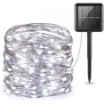 thumbnail image 1 of Mini 33 pies 100 luces LED de alambre de cobre, luces de decoración solar impermeables (blanco) LingWen 1327534123258, 1 of 1