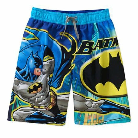 Batman Swim Shorts Trunks Boy Size 6/7