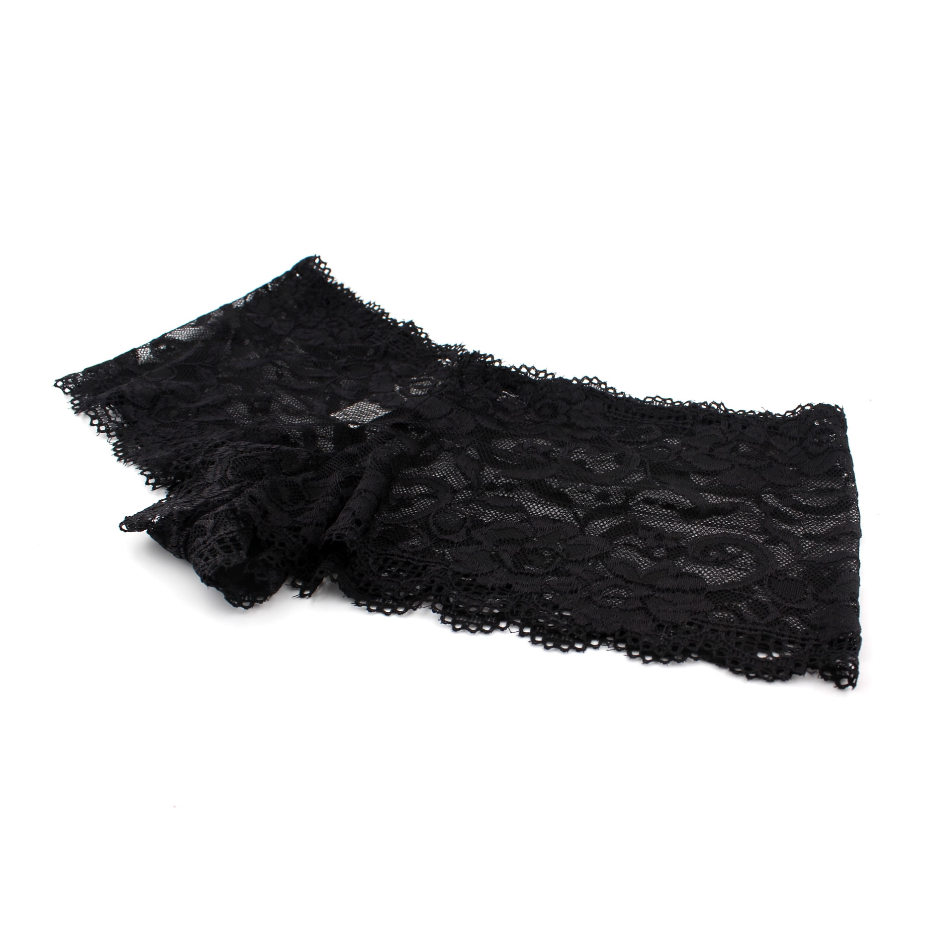 black lace boy shorts
