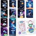 thumbnail image 1 of Minilibros para colorear con temática del espacio exterior de BenLouis, 24 unidades para niños, 1 of 7