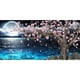 thumbnail image 1 of Wdftyju 5D DIY Diamond Painting Kits Peach Tree Moon Full Square Drill Wall Decor Crafts Wdftyju 6yk9cg4gh9xc3vu5, 1 of 9