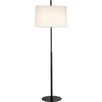 Srkashlteni Deep Patina Bronze Floor Lamp with Fondine Fabric Shade | 63.75 Tall | 3-Way Switch | UL Listed Lighting Fixture