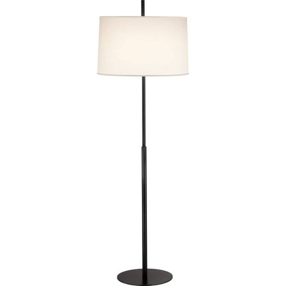 Srkashlteni Deep Patina Bronze Floor Lamp with Fondine Fabric Shade | 63.75 Tall | 3-Way Switch | UL Listed Lighting Fixture