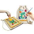 thumbnail image 2 of Piano Potato Screen Printing Kit,DIY Art Craft Set with Canvas Backpack,Reusable Stencils & Non-Toxic Paint,STEAM Toy for Boys & Girls 8-12 Years Old, 2 of 8