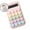 Pink, variant on Dvruxg Candy Calculator, Typewriter-Inspired Mechanical Key, Large Screen, Round Button, Easy-to-use Desk Accessories for Office Home