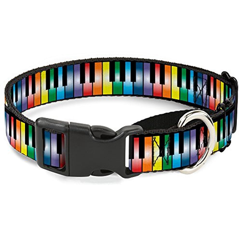 buckle-down flames black yellowith orange martingale dog collar