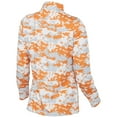 thumbnail image 3 of Women's Orange Auburn Tigers Digital Camo Performance Quarter-Zip Pullover Jacket, 3 of 3
