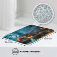 thumbnail image 6 of Bathroom Rugs Non Slip Washable - Spooky Halloween Kitchen Mats for Floor, Area Rugs for Entryway Rugs Indoor, Laundry Bathroom Room Door Rug with Rubber Backing 20x31.5in, 6 of 8