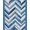 Blue, Pattern 3, variant on ODIKA 4' x 6' Machine Washable Non-Slip Area Rug, Chevron Chevron High Traffic Rug, Blue, 212395