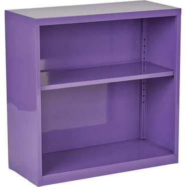 Hon Metal Bookcase With Two, Hon Brigade 5 Shelf Steel Bookcase