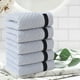 thumbnail image 4 of Solid Color Towel Set For Home Bathroom Full Cottons Thickened Soft Absorbent 5-Piece Set, 4 of 6