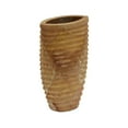thumbnail image 6 of Saava Ribbed Stone Vase in Sandstone, 6 of 6