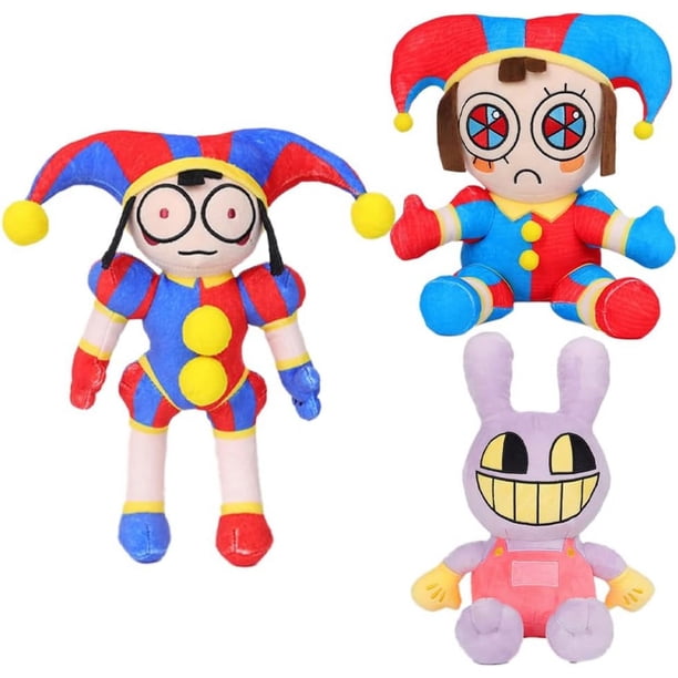 KoeLap The Amazing Digital Circus Plush Pomni Jax Conejo de peluche Payaso de peluche Juguetes de cumpleaños (3)