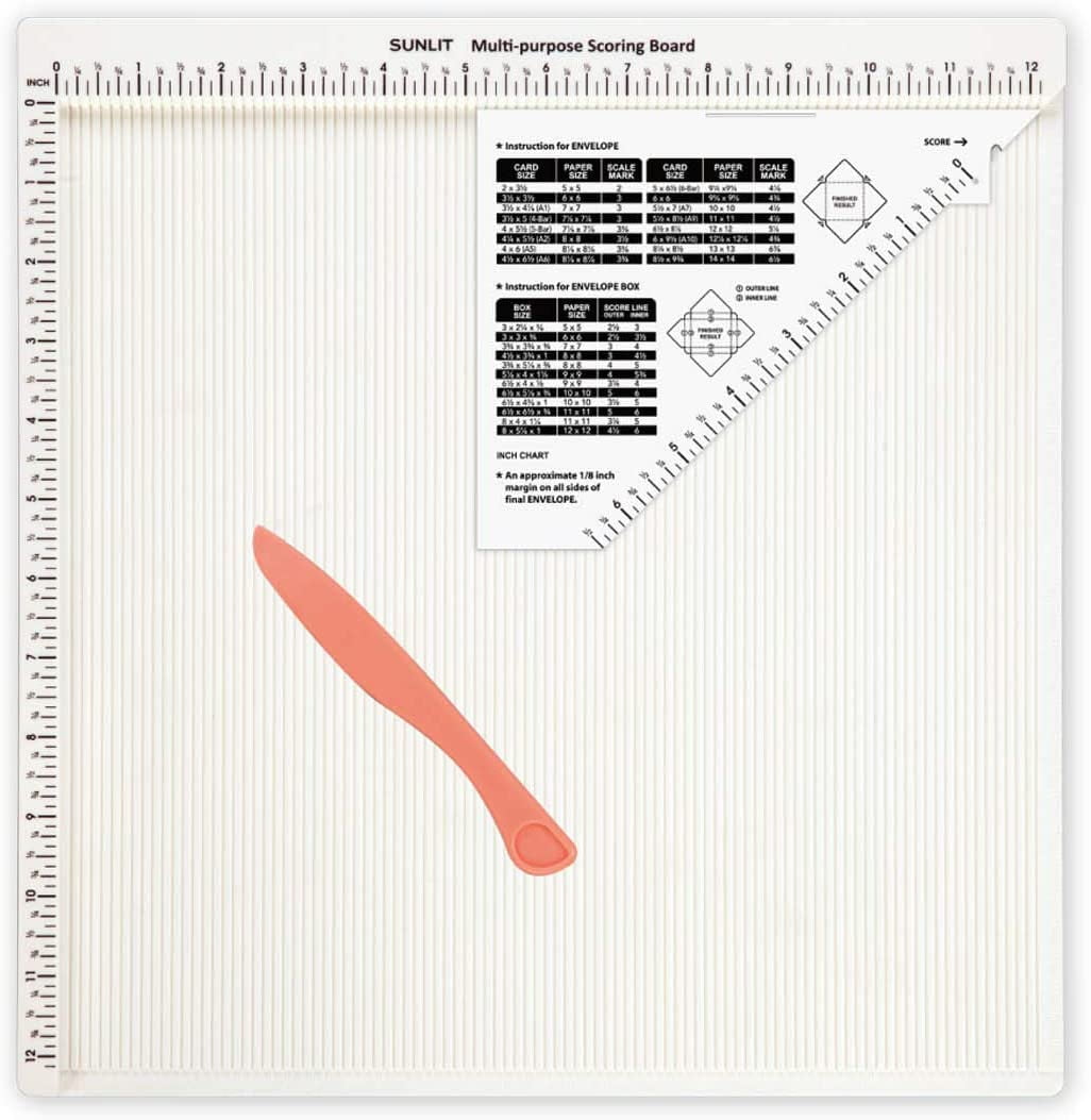 Bira Craft 12 X 12 inch MultiPurpose Scoring Board & Score and Fold