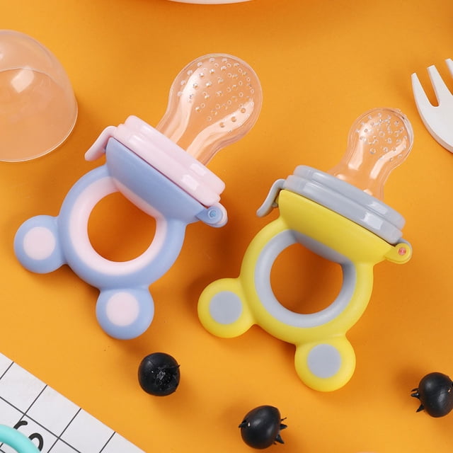 Suministros para madres e hijos Bebé Frutas y verduras Música Silicona Mordedor Nutrición para bebés Bolsa de malla de frutas y verduras Máquina de alimentación complementaria de alimentos