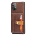 thumbnail image 2 of SaniMore for Samsung Galaxy A32 5G Case, PU Leather Shockproof Inner Shell with Wallet Card Slots Flip Kickstand Shockproof Retro Anti-scractch Drop-resistant Shell for Samsung A32 5G - Coffee, 2 of 5