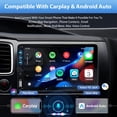 thumbnail image 3 of Estéreo para Auto Leadfan Doble Din con Pantalla Táctil de 7" y CarPlay, 3 of 6