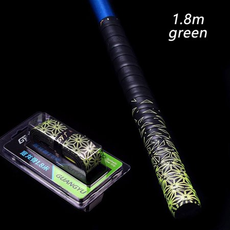 1.8m Thicken For Badminton Baseball Bats Windings Over Bicycle Handle Keel Design Grip Tape Fishing Rod Sweatband Sweat Absorbed Anti-slip Band GREEN