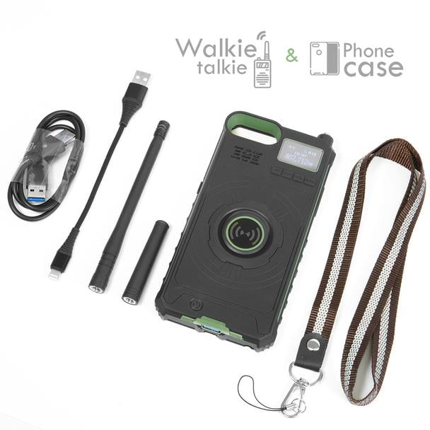 XPRIT Walkie Talkies Phone Case and Power Bank for iPhone