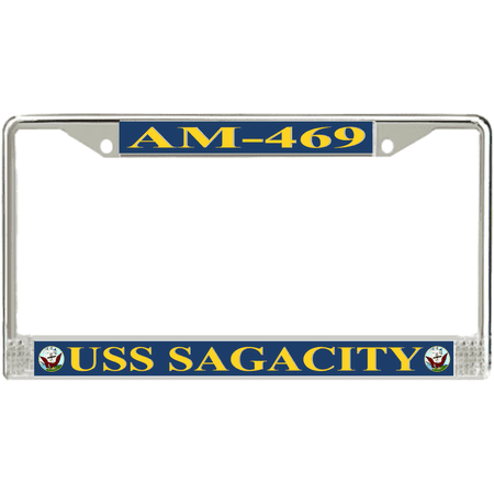 USS Sagacity AM-469 License Plate Frame