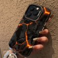 thumbnail image 4 of Creative Mountain Magma Lightning Electroplate Silver IMD Case For iPhone 16 15 14 Pro Max Plus 11 12 13 Pro 7 8 Plus X XR Cover 2 For iPhone 14 Pro, 4 of 6