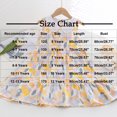 thumbnail image 4 of yoeyez Robes pour Enfants Filles 4-16 Fête Enfants Petites Filles Sans Manches Fleur à Étages Col Claudine Robe d'Été Volantée Fluide Maxi Robes Vacances Plage Fête Robes Blanc,5-6 Ans, 4 of 4