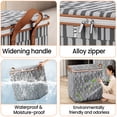thumbnail image 6 of Large Clothes Storage Bag Portable Wardrobe Sorting Storage Box with Reinforced Handle for Home Comforters Pillow Blanket Bedding Quilt, 6 of 7