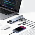 thumbnail image 4 of Oliegs Blanket Type C Docking Station 8 In 1 HDM I Laptop Converter USB 3.0 Network Card Hub, 4 of 5