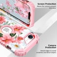 thumbnail image 3 of Funda de teléfono PIXIU compatible con iPhone 16e de 6,1 pulgadas, color rosa, 3 of 8
