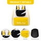 thumbnail image 2 of Pet Cat Backpack Portable Puppy Carrying Backpack para gatos pequeños Perros (Amarillo) Hugtrwg Libre de BPA, 2 of 7