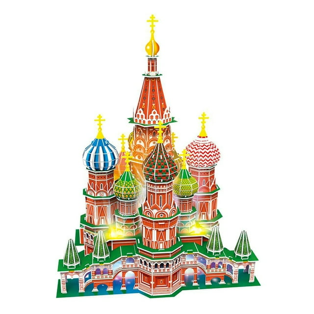 Casse-Tête 3D 224 Pcs Cubic Fun Cathédrale de Basilic