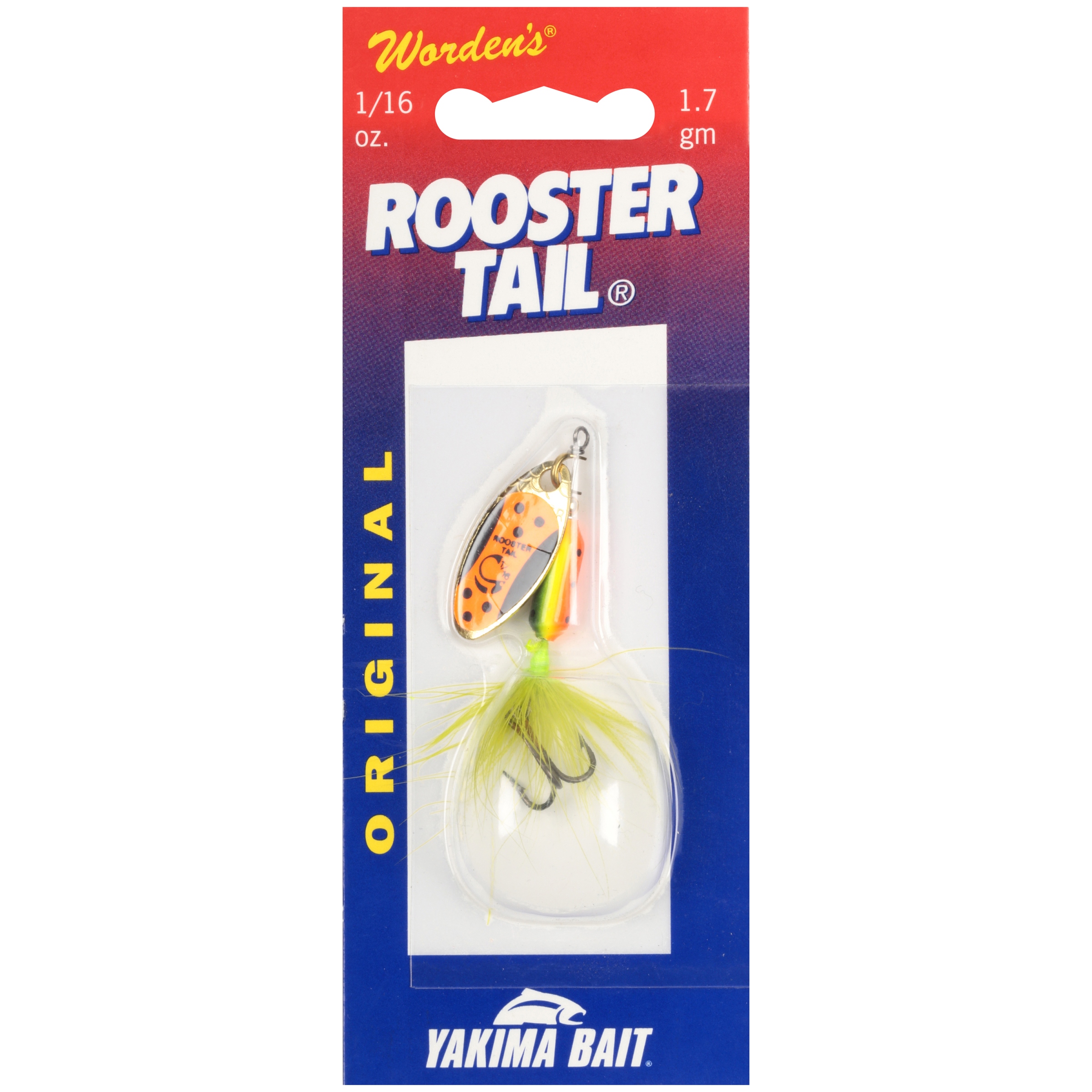 Worden'sÂ® Original Orange Tuxedo Blade 1/16 oz. Rooster TailÂ® Fishing Lure