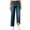 Blue, variant on Fleece Lined Jeans Women High Waisted Wide Leg Baggy Jeans for Women Winter Lined Jean Pants