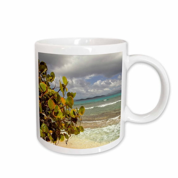 3drose, Usvi, St.thomas, St. John Bay, Sapphire Beach-ca37 Cmi0054 - Cindy Miller Hopkins, 15oz Mug