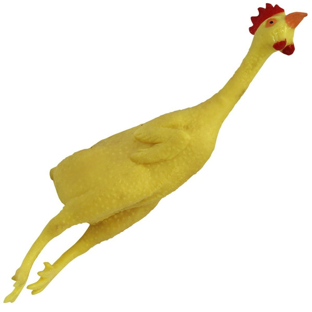 8 Inch Rubber Stretch Chicken Classic Comedy Gag 8 Inch Rubber