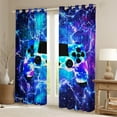thumbnail image 6 of Manfei Gamepad Curtains and Drapes (52x84) for Teens, Psychedelic Galaxy Blackout Curtains for Bedroom, Lightning Curtains for Living Room, Window Treatments Bedroom Decorative, 6 of 6