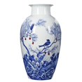 thumbnail image 1 of Jarrón de cerámica moderno, decoración for el hogar, sala de estar, decoración de botella de porcelana hecha a mano de estilo chino, 1 of 6