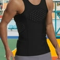 thumbnail image 1 of Ximing Mens Padded Vest,Chest Rib Protector Vest Breathable Quick Drying Comfortable Padded Protective Shirt,for Softball,Basketball XXL, 1 of 10