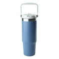 thumbnail image 2 of Ozark Trail 30 oz Insulated Stainless Steel Tumbler with Swivel Handle - Indigo Blue, 2 of 10