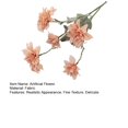 thumbnail image 7 of Fake Flower Maintenance Free Not Withered Realistic Looking No Need to Water Decorative Table Centerpiece Vibrantly Colored 5 Head High Simulation Artificial Flower Home Decor-Blue, 7 of 7