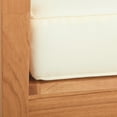 thumbnail image 3 of Linon Barlow Outdoor Solid Teak Arm Chair with UV Resistant Cushions in Natural, 3 of 12