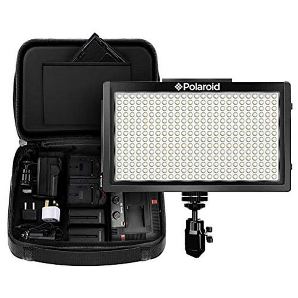 polaroid 350 ultra high powered super bright led video light with