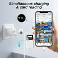 thumbnail image 3 of Lecteur de Carte SD pour iPhone iPad, Lecteur de Carte Micro SD Plug and Play, Visionneuse de Caméra de Chasse Adaptateur de Carte SD, Charge et Lecture Simultanées Adaptateur de Carte Micro SD, 3 of 7