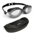 thumbnail image 2 of Swimming Goggles Swim Goggles for Adults Men Women Kids Youth Girls Boys Children SX (Black Goggles + Black case), 2 of 2