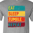 thumbnail image 4 of Inktastic Tumbling Gift Eat Sleep Tumble Repeat T-Shirt, 4 of 5